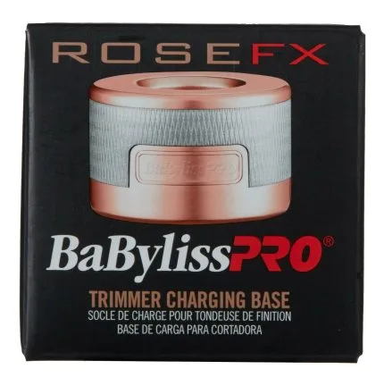 BabylissPro RoseFX Trimmer Charging Base Rose Gold