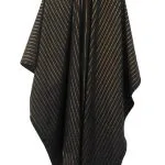 Barber Strong Cape Black/Gold PinStripe
