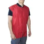 Black Ice Barber Vest Burgundy
