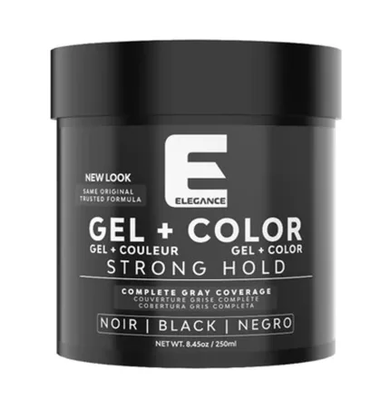 Elegance Plus Styling Gel Covers Gray Hair