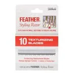 Feather Styling Razor Blade Texturizing 10Pk