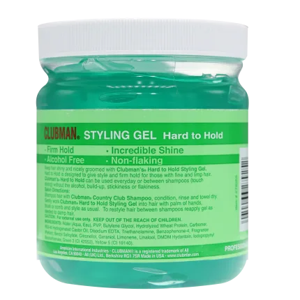 Pinaud Clubman Styling Gel oz Hard Hold