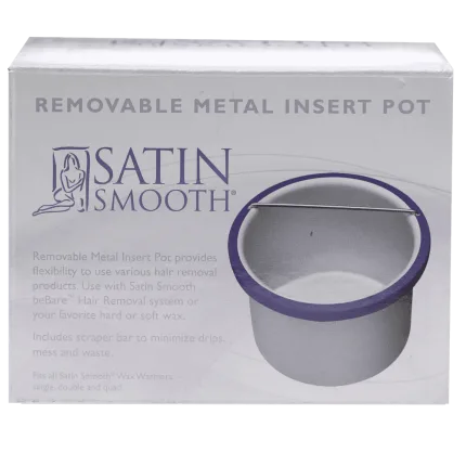 Satin Smooth Empty Metal Can