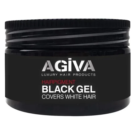 Agiva Black Hair Gel 250ml/8.45oz