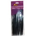 Stella Barber Combs Bulk Dozen Pack Black