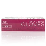 Style Tek Clear Vinyl Gloves Powder Free ct.