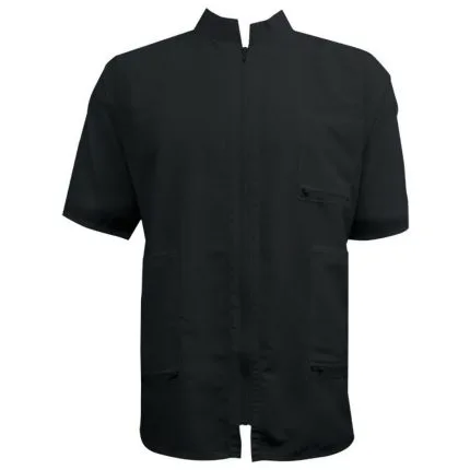 Vincent Barber Jacket China Collar Black