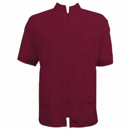 Vincent Barber Jacket China Collar Burgundy
