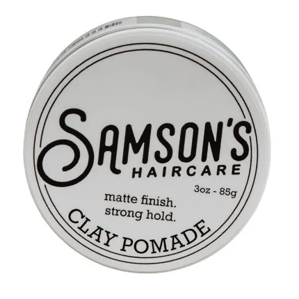 Samson's Haircare Matte Finish Clay Pomade 3oz