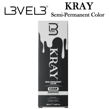 L3VEL 3 Kray Semi-Permanent Hair Color 8.45oz - Clear
