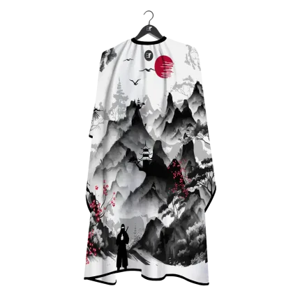 Barber Flow Styling Cape - Samurai Stealth