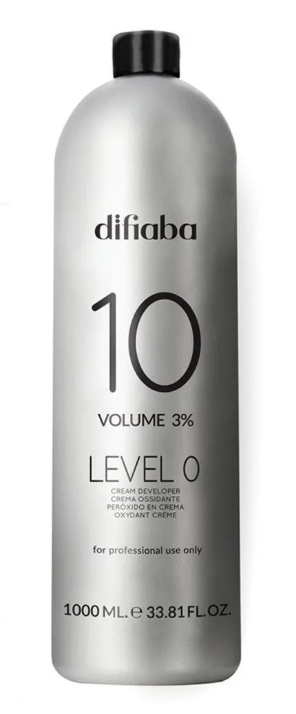 Difiaba Cream Developer 10 Volume 3% Level 0 33.8oz/1000ml