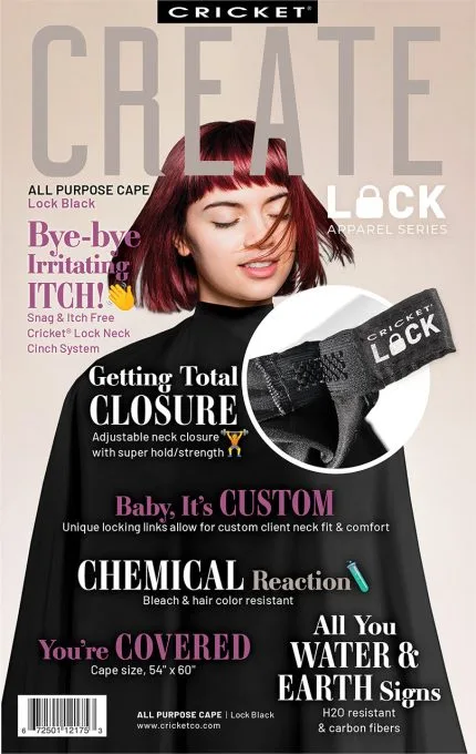 Cricket Lock All Purpose Cape - Black