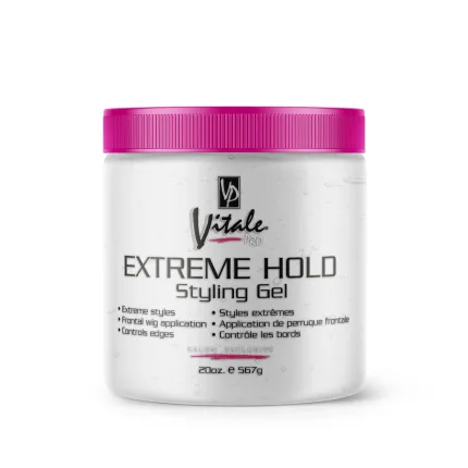 Vitale Pro Extreme Hold Styling Gel 20oz