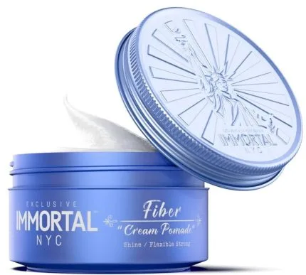 Immortal NYC Fiber Cream Pomade 5.07oz - Shine/Flexible Strong