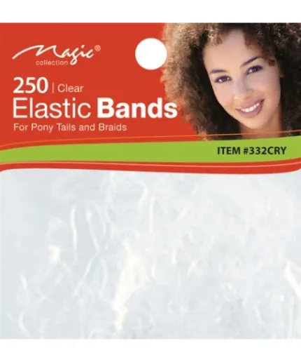 Magic Elastic Bands Crystal/Clear 250ct.