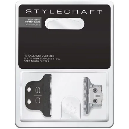 StyleCraft Stainless Steel Trimmer Blade Set w/Deep Tooth Cutter
