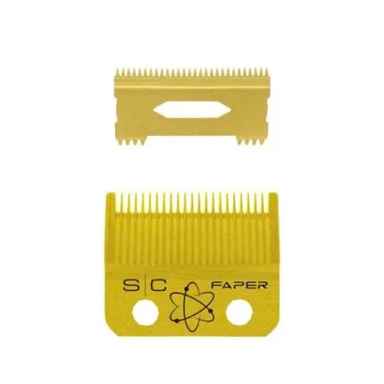 StyleCraft Clipper Gold Faper Blade Set w/DLC Slim Deep Tooth Cutter
